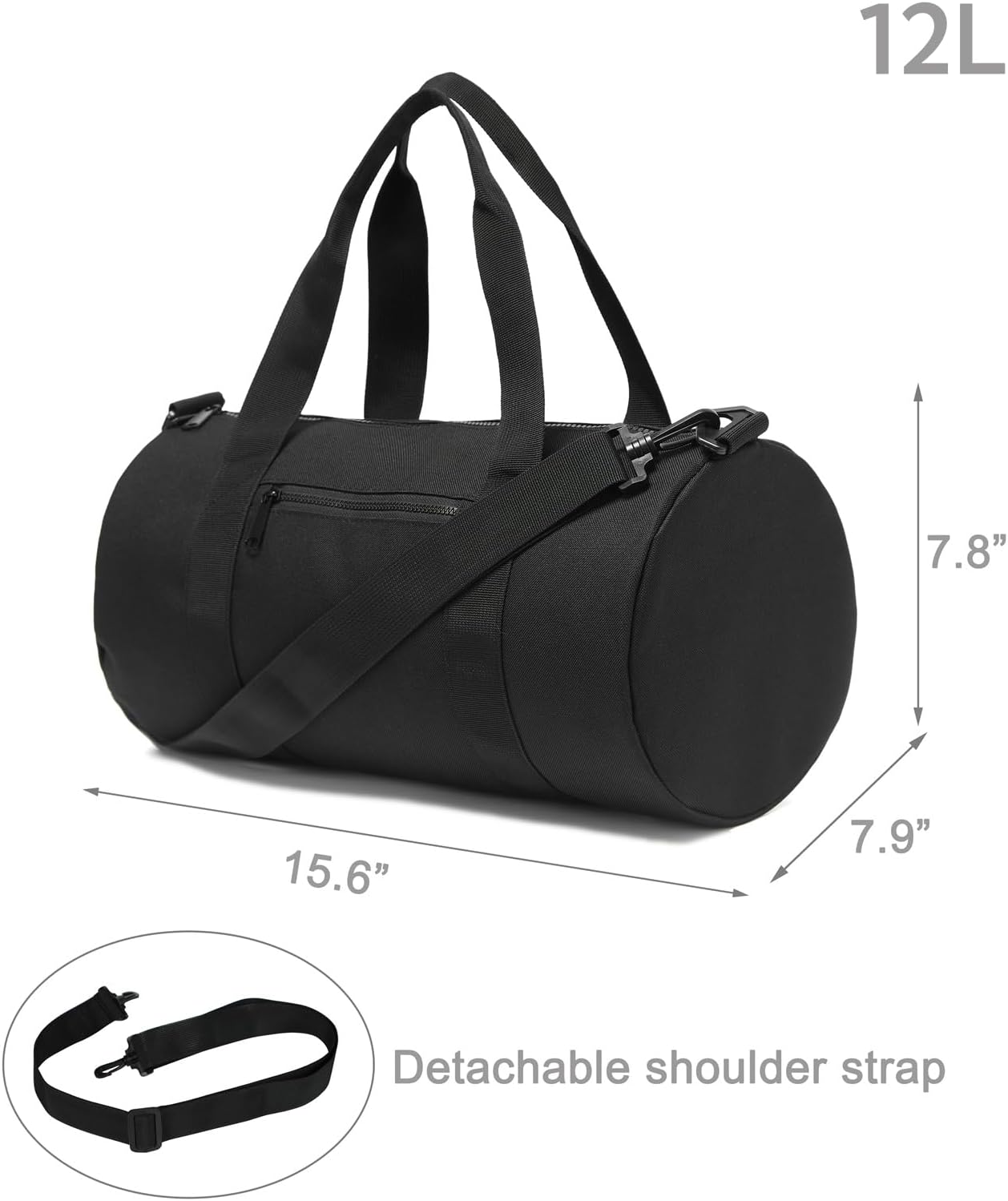 KDWAVE Gym Bag Duffel Bag for Women Men Fitness Sports Bag Workout Adjustable Detachable Shoulder Strap Lightweight Carryon Small Travel Duffle Bag - Image 2
