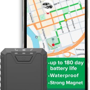 Tracki Pro GPS Tracker for Vehicles, USA made tech. Up to 7 Months Batt. Waterproof Magnetic 4G LTE Long Battery Life 2-7 Month, Unlimited Distance, Subscription Required, Multi Alerts, Hidden Tracker